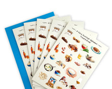 Load image into Gallery viewer, A Very Scottish Alphabet 'Food & Drink'Greeting Card