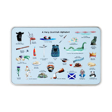 Load image into Gallery viewer, A Very Scottish Alphabet Storage Tin