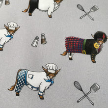 Load image into Gallery viewer, Highland Cow Tea Towel