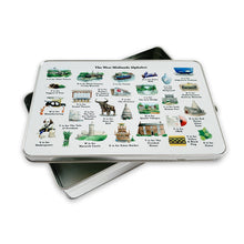 Load image into Gallery viewer, The West Midlands Alphabet Storage Tin