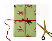 Load image into Gallery viewer, English Lion Christmas Gift Wrap