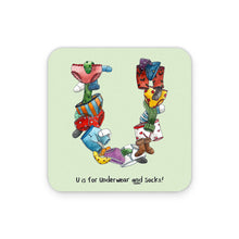 Load image into Gallery viewer, Christmas Alphabet Coasters