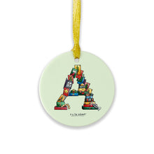 Load image into Gallery viewer, The Christmas Alphabet Ceramic Tree Decorations