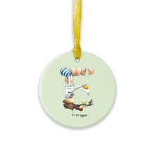 Load image into Gallery viewer, The Christmas Alphabet Ceramic Tree Decorations