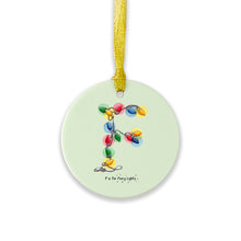 Load image into Gallery viewer, The Christmas Alphabet Ceramic Tree Decorations