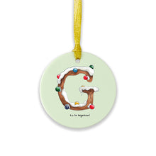 Load image into Gallery viewer, The Christmas Alphabet Ceramic Tree Decorations