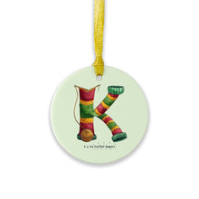 Load image into Gallery viewer, The Christmas Alphabet Ceramic Tree Decorations