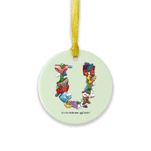 Load image into Gallery viewer, The Christmas Alphabet Ceramic Tree Decorations