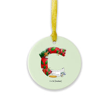 Load image into Gallery viewer, The Christmas Alphabet Ceramic Tree Decorations