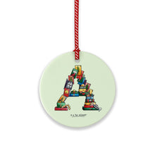 Load image into Gallery viewer, The Christmas Alphabet Ceramic Tree Decorations