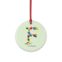 Load image into Gallery viewer, The Christmas Alphabet Ceramic Tree Decorations