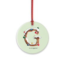 Load image into Gallery viewer, The Christmas Alphabet Ceramic Tree Decorations