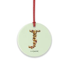 Load image into Gallery viewer, The Christmas Alphabet Ceramic Tree Decorations