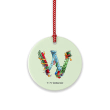 Load image into Gallery viewer, The Christmas Alphabet Ceramic Tree Decorations