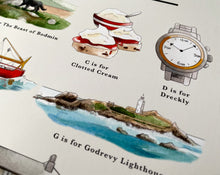 Load image into Gallery viewer, The Cornish Alphabet Art Print