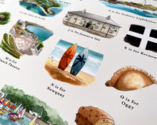Load image into Gallery viewer, The Cornish Alphabet Art Print