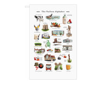 Load image into Gallery viewer, The Nailsea Alphabet Tea Towel
