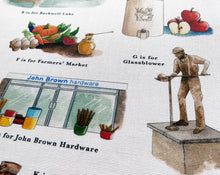 Load image into Gallery viewer, The Nailsea Alphabet Tea Towel