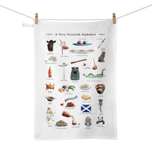 Load image into Gallery viewer, A Very Scottish Alphabet Tea Towel