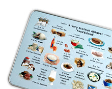 Load image into Gallery viewer, A Very Scottish Alphabet 'Food & Drink' Storage Tin