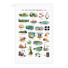 Load image into Gallery viewer, The Cornish Alphabet Tea Towel