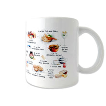 Load image into Gallery viewer, A Very English Alphabet &#39;Food &amp; Drink&#39; Mug
