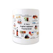 Load image into Gallery viewer, A Very English Alphabet 'Food & Drink' Mug