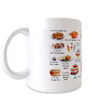 Load image into Gallery viewer, A Very English Alphabet 'Food & Drink' Mug