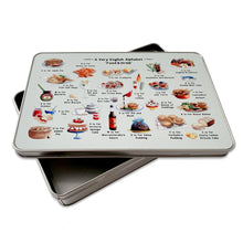 Load image into Gallery viewer, A Very English Alphabet 'Food & Drink' Storage Tin