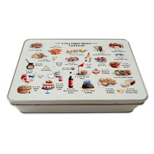 Load image into Gallery viewer, A Very English Alphabet 'Food & Drink' Storage Tin