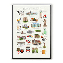 Load image into Gallery viewer, The Nailsea Alphabet Art Print