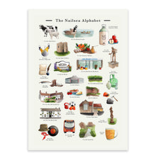 Load image into Gallery viewer, The Nailsea Alphabet Art Print