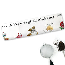 Load image into Gallery viewer, A Very English Alphabet Tea Towel