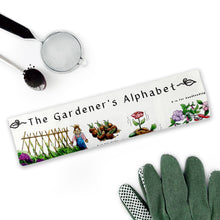 Load image into Gallery viewer, The Gardener's Alphabet Tea Towel