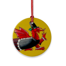 Load image into Gallery viewer, Welsh Dragon Christmas Tree Decorations