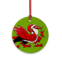 Load image into Gallery viewer, Welsh Dragon Christmas Tree Decorations