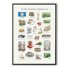Load image into Gallery viewer, The Yorkshire Alphabet Art Print