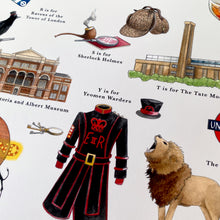 Load image into Gallery viewer, The London Alphabet Art Print
