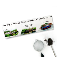 Load image into Gallery viewer, The West Midlands Alphabet Tea Towel