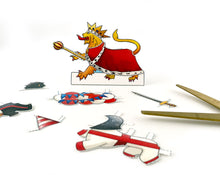 Load image into Gallery viewer, Dress an English Lion Birthday Card