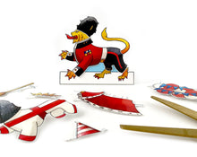 Load image into Gallery viewer, Dress an English Lion Birthday Card