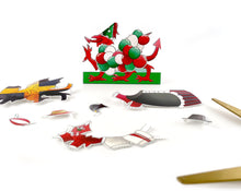 Load image into Gallery viewer, Dress a Welsh Dragon Birthday Card