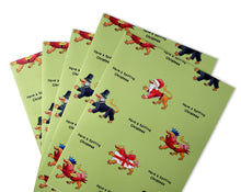Load image into Gallery viewer, English Lion Christmas Gift Wrap