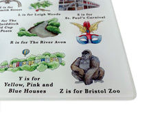 Load image into Gallery viewer, The Bristol Alphabet Glass Cutting Board