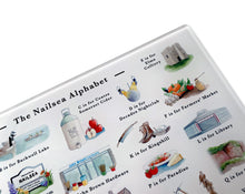 Load image into Gallery viewer, The Nailsea Alphabet Cutting Board