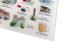 Load image into Gallery viewer, The Nailsea Alphabet Cutting Board