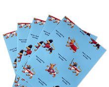 Load image into Gallery viewer, English Lion Birthday Gift Wrap