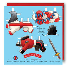 Load image into Gallery viewer, Dress an English Lion Birthday Card