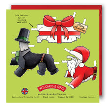 Load image into Gallery viewer, Dress an English Lion Christmas Card