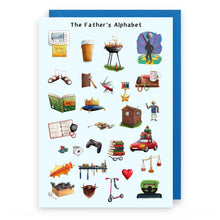 Load image into Gallery viewer, The Father&#39;s Alphabet Greeting Card
